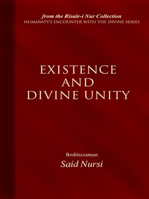 cover image of Existence and Divine Unity